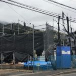明日は棟上げで〜す！