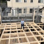 木の家の現場作業！